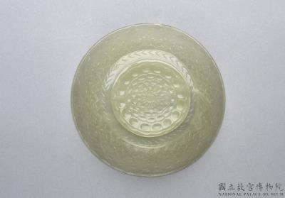 图片[3]-Jade round bowl with carving throughout, Qing dynasty (1644-1911)-China Archive